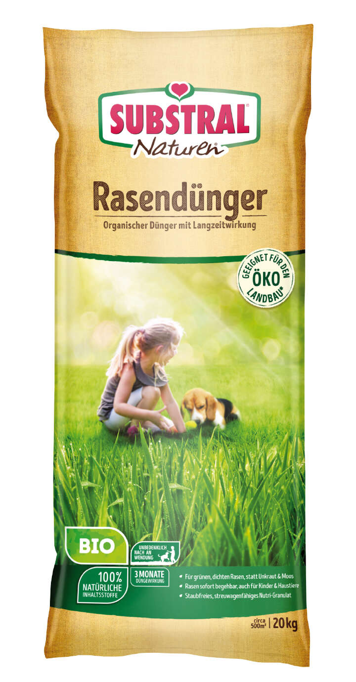 SUBSTRAL Naturen Bio Rasendünger